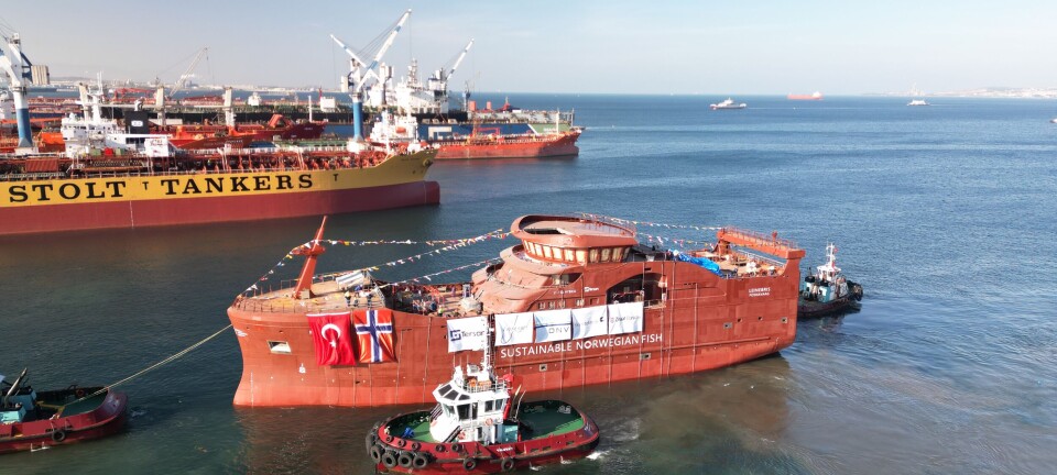 Nye «Leinebris» sjøsatt i Tyrkia