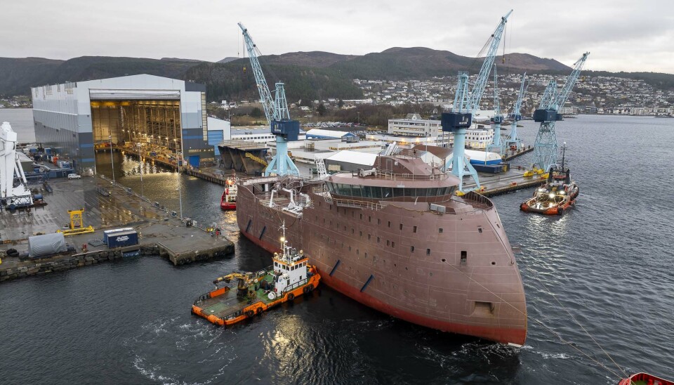 Utrustingsarbeidet i gong for det første TWIN X-STERN CSOV-skipet til BS Offshore.