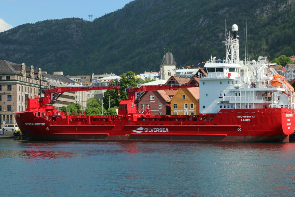 «Silver Arctic» døpes i Bergen torsdag. Foto: Helge Martin Markussen