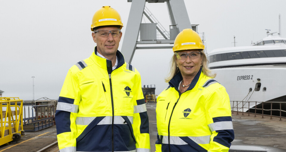Adm. direktør Lars Fischer og direktør Christina Ørskov