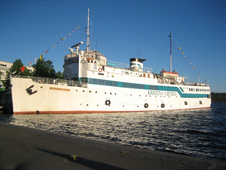 «Kristina Brahe» ved kai i Savonlinna i juni 2008