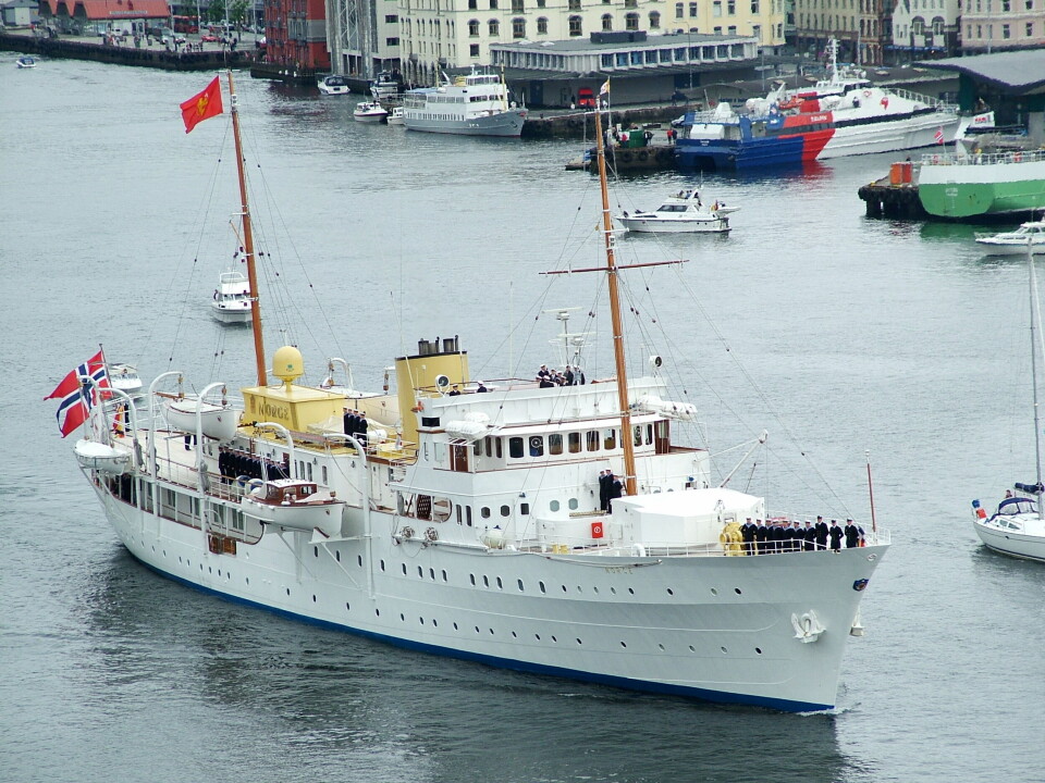 Kongeskipet 'Norge' i Bergen i 2005 Foto: Michael Gwyther-Jones