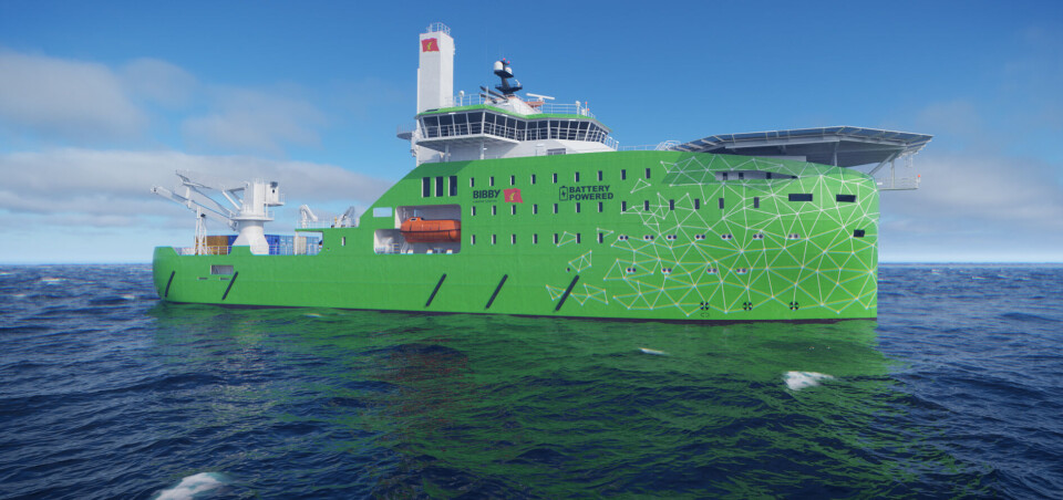 Corvus Energy skal levere en batteripakke på nesten 25 MWh til verdens første helelektriske offshorefartøy.