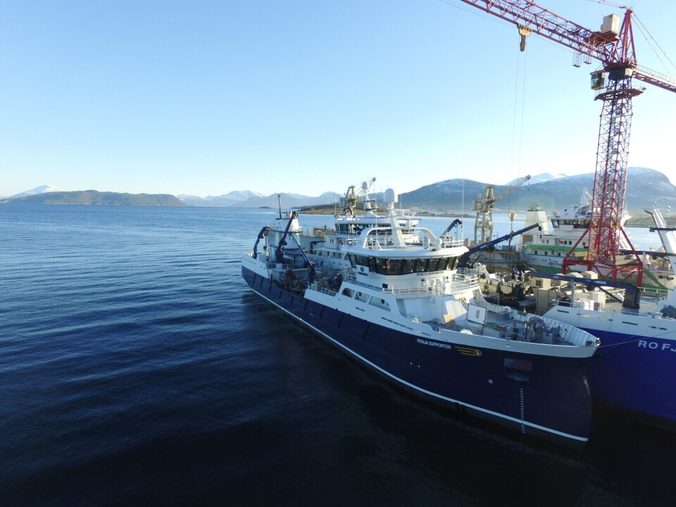 'Ronja Supporter' døpes i dag. Foto: Aas Mek. Verksted