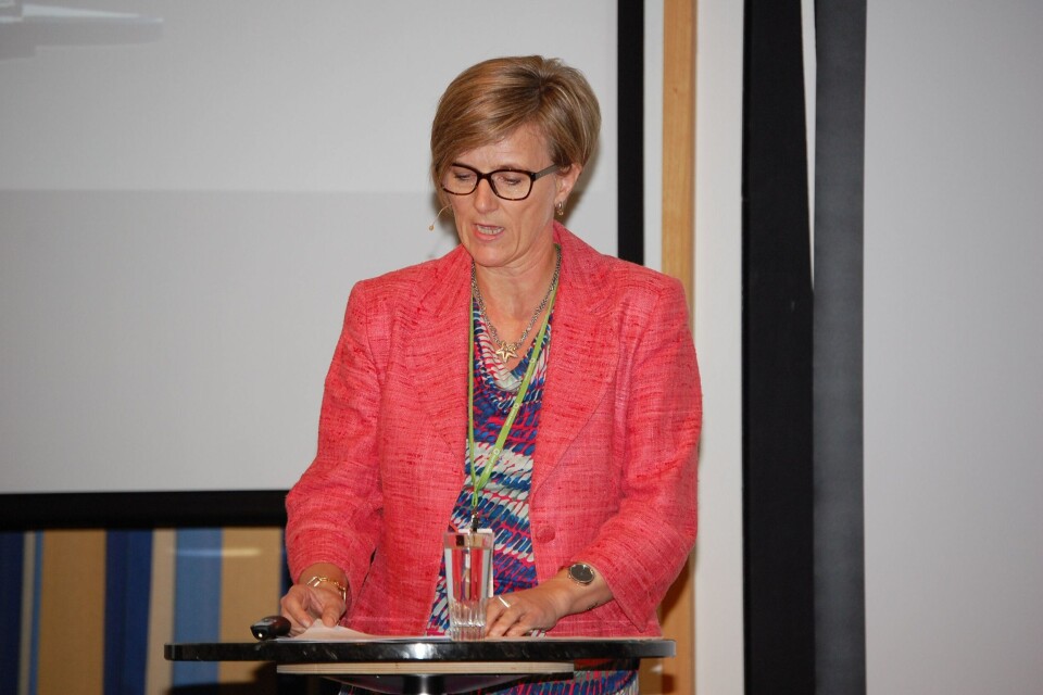 Kjersti Kleven åpnet Verftskonferansen i Ålesund (Foto: Vibeke Blich)
