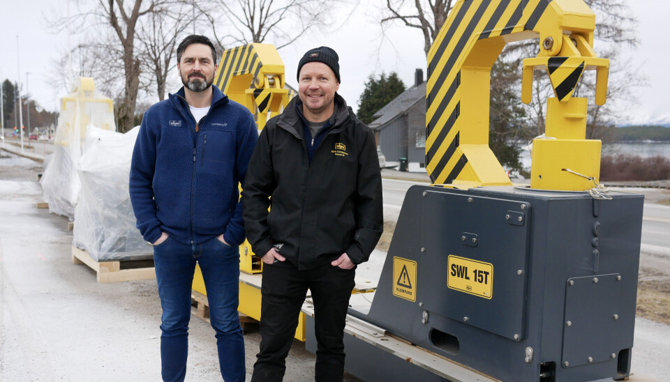 Yngve Bøe Myklebust og Odd Arne Helseth i SHM Solutions.