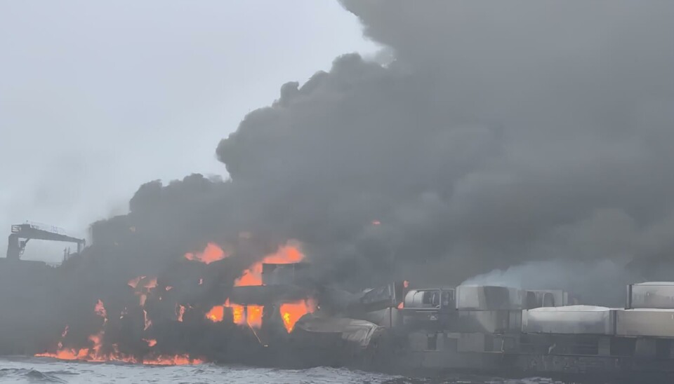 Tankskip og frakteskip kolliderte i Nordsjøen