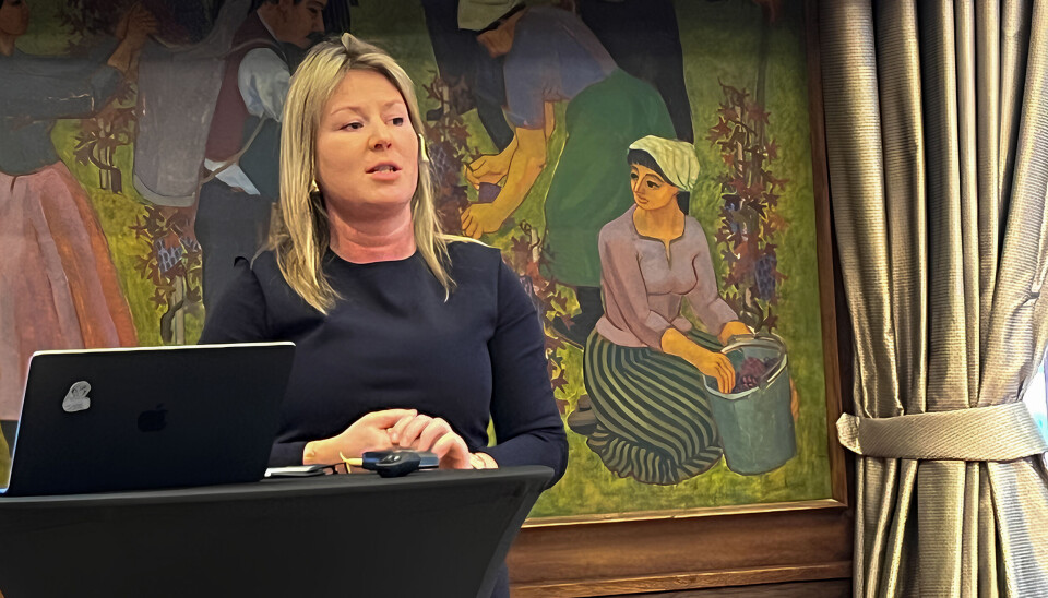 Marte Ziolkowski, rådgiver i Beredskapsavdelingen i Norges Rederiforbund, forteller om hvorfor viktig skipsnæringen er under beredskap.