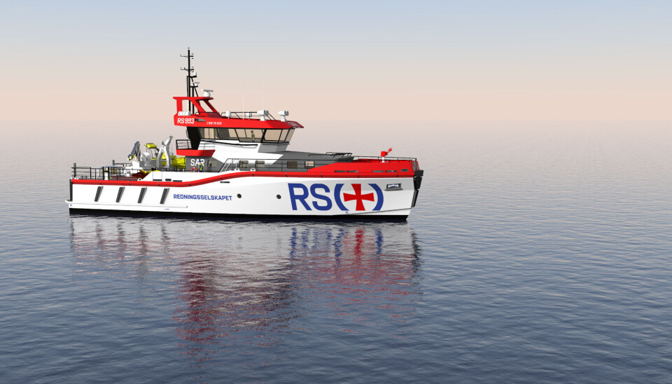 Tidenes største og topp moderne redningsskøyte bygges i disse dager hos verftet GOT Marine i Mandal.