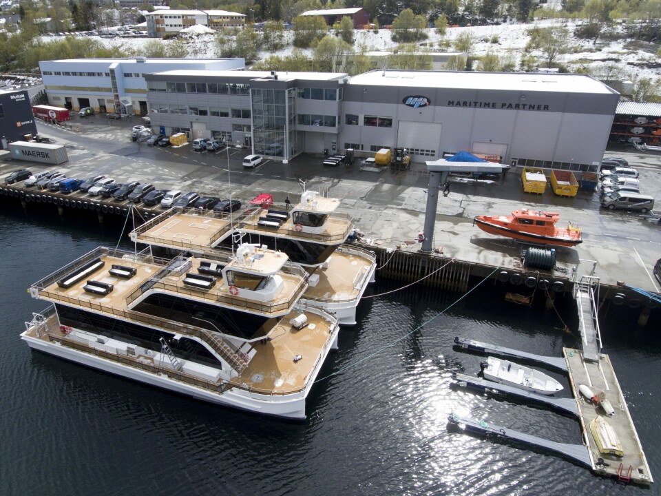 MS «Bard» ved verftet. Foto: Maritime Partner