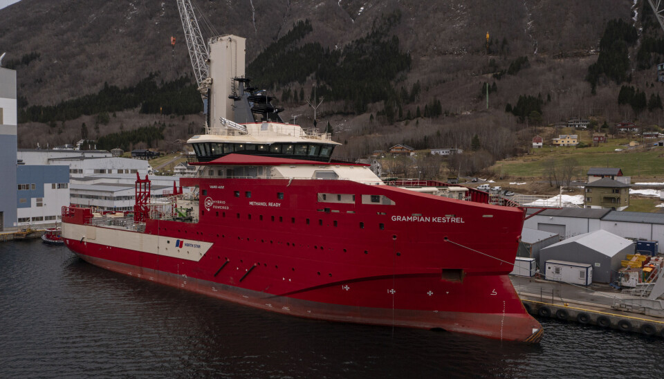 «Grampian Kestrel» er ett av flere fartøy North Star har inngått kontrakt med VARD.