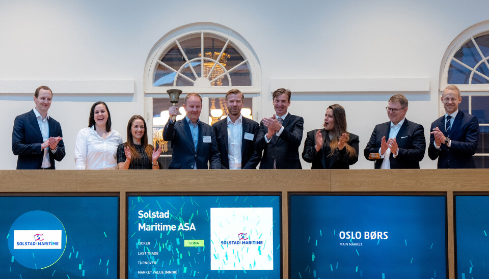 Solstad Maritime er nå notert på Oslo Børs.