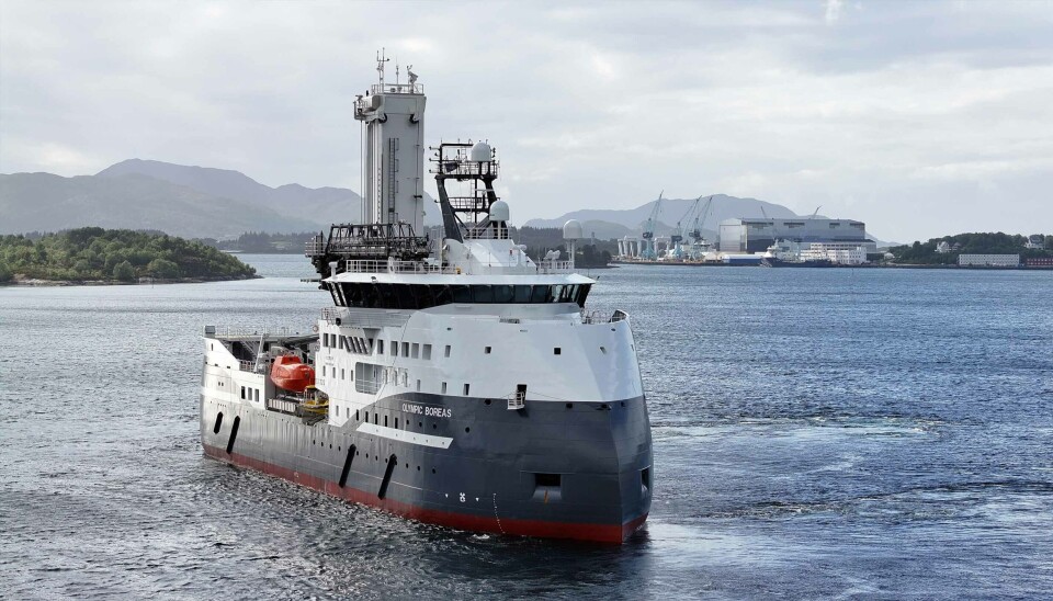 «Olympic Boreas» ble levert av Ulstein Verft til Olympic Subsea.