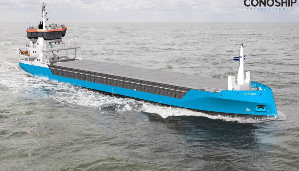 Slik skal de nye lasteskipene for Wilson ASA se ut.