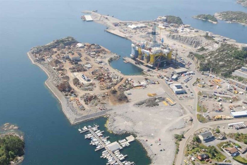 Hanøytangen. Foto: Bergen Group