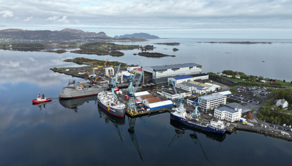 Ulstein Verft i Ulsteinvik.