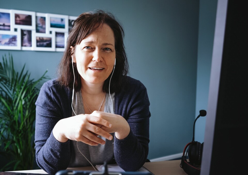 Programleder for podcasten er Jannicke Farstad. Foto: Doxacom