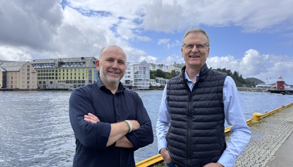 Torkild Skjong, Lead Designer og Rune Rødset, SVP Sales and Marketing.