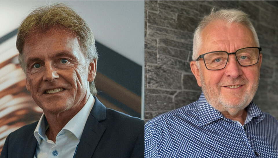 Inge Bøen, daglig leder i Hydroniq Coolers og Brynje Vethe, styreleder i Weldteam.