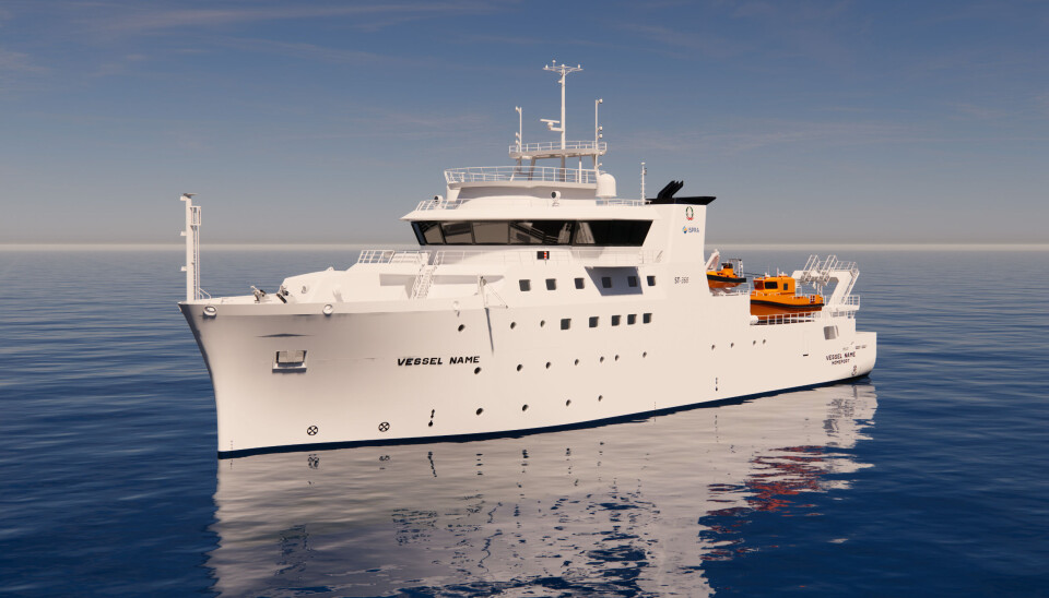 Fartøyet, som får navnet «Arcadia», er basert på Skipsteknisk sitt ST-368-design.