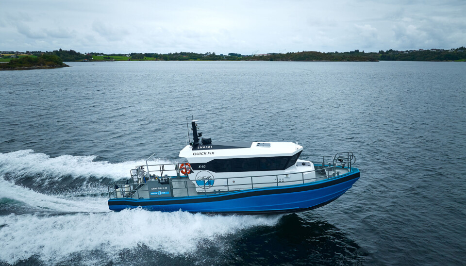 MS «Quick Fix» er levert fra Hukkelberg Boats til GIFAS.