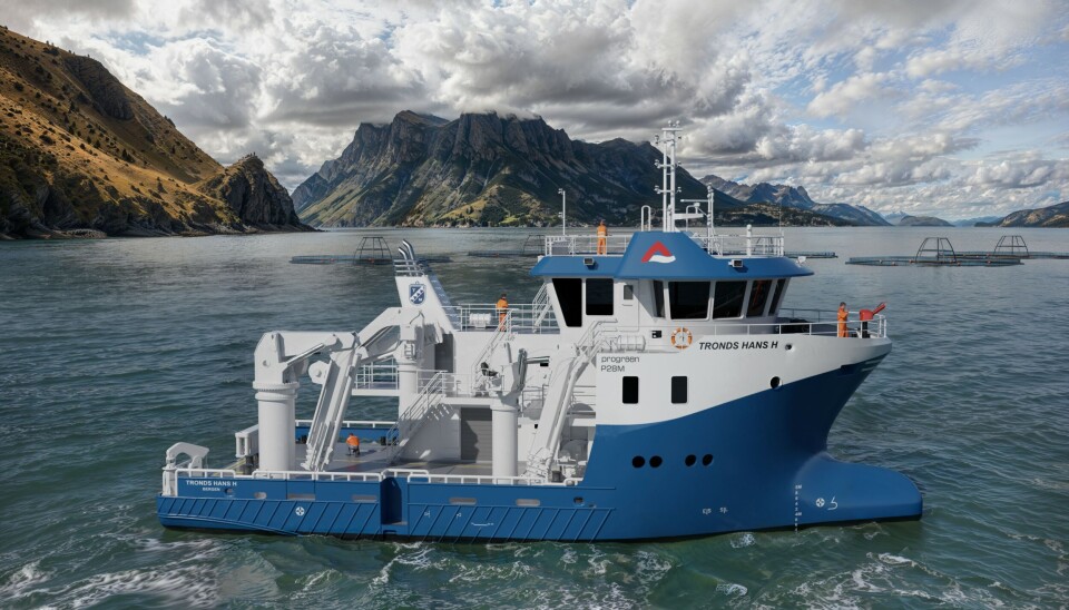 Progreen har inngått kontrakt på levering av en 28 meter lang hybrid arbeidsbåt av design P28M til Alsaker Fjordbruk.
