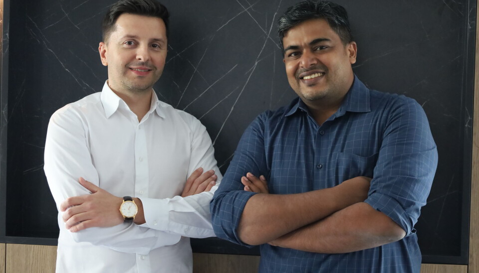 Fra venstre: Cornel Mihaila, Project Manager - Maritime Montering Romania og Joseph J. Alappat, Head of Purchase and Sales - Maritime Montering India.