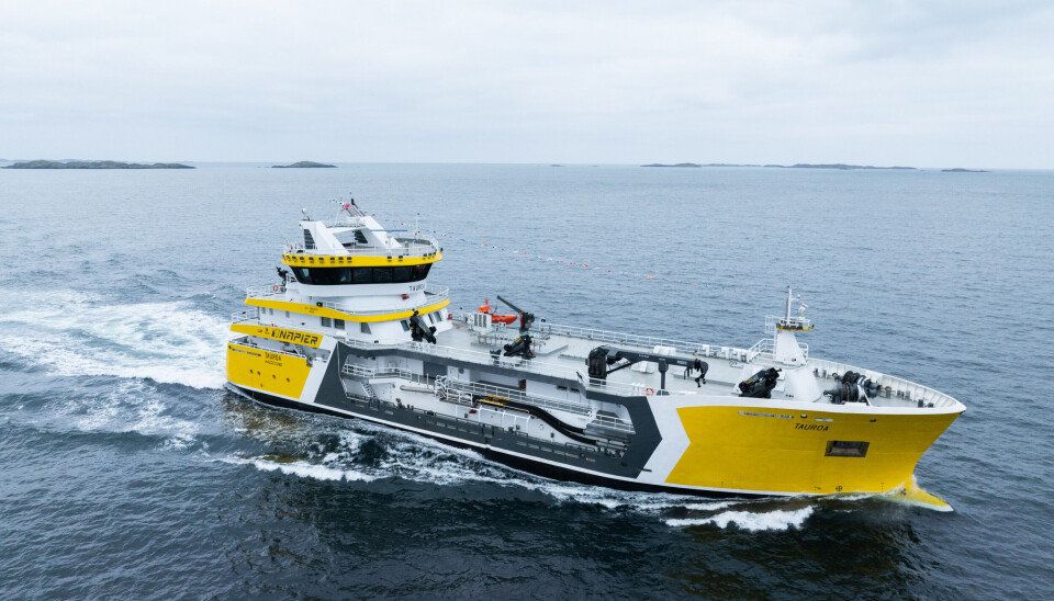 MS «Tauroa» på vei fra Tyrkia til Norge.