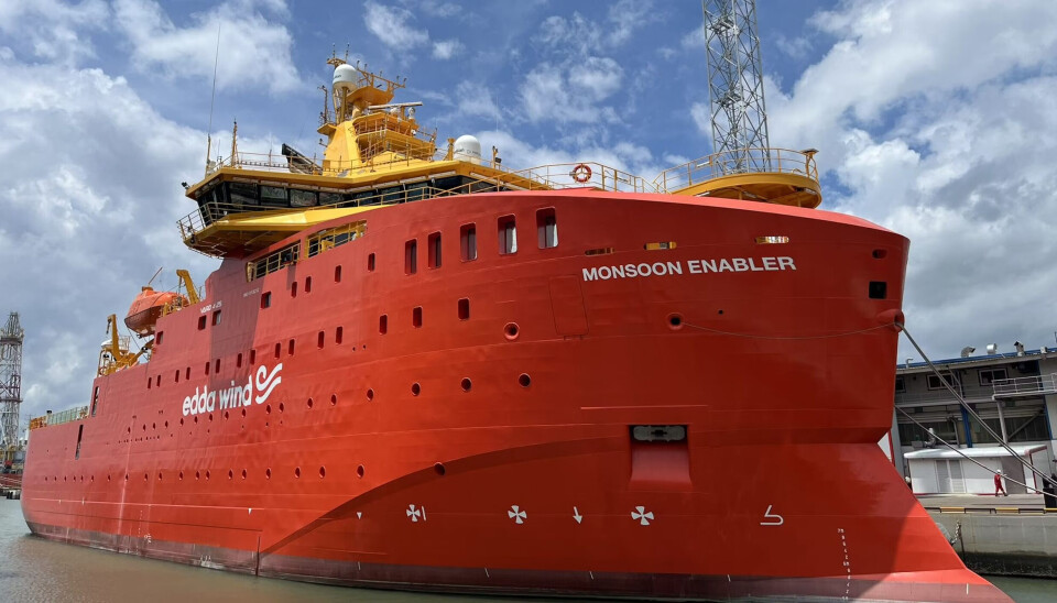 CSOV-en «Monsoon Enabler» er levert fra Vard Vung Tau til Edda Wind.