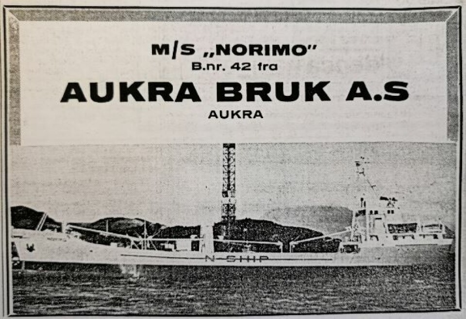 «Norimo» - Serieskip fra Aukra Bruk A.S
