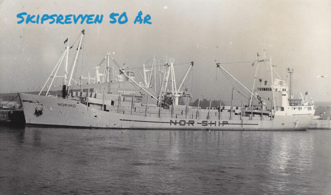 M/S «Norimo» ble overlevert til Normann Shipping i juli 1971. Foto: Ukjent