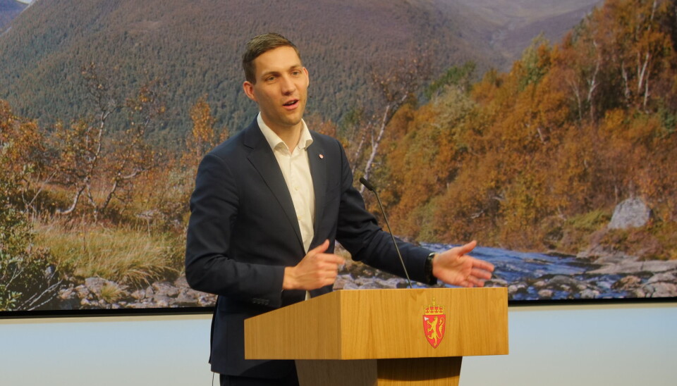 Klima- og miljøminister Andreas Bjelland Eriksen (A).