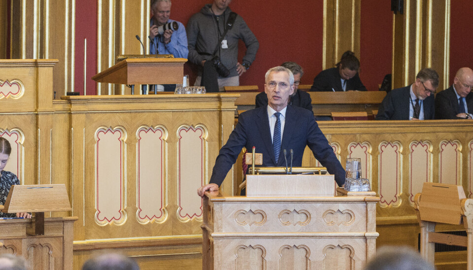 Finansminister Jens Stoltenberg (Ap)