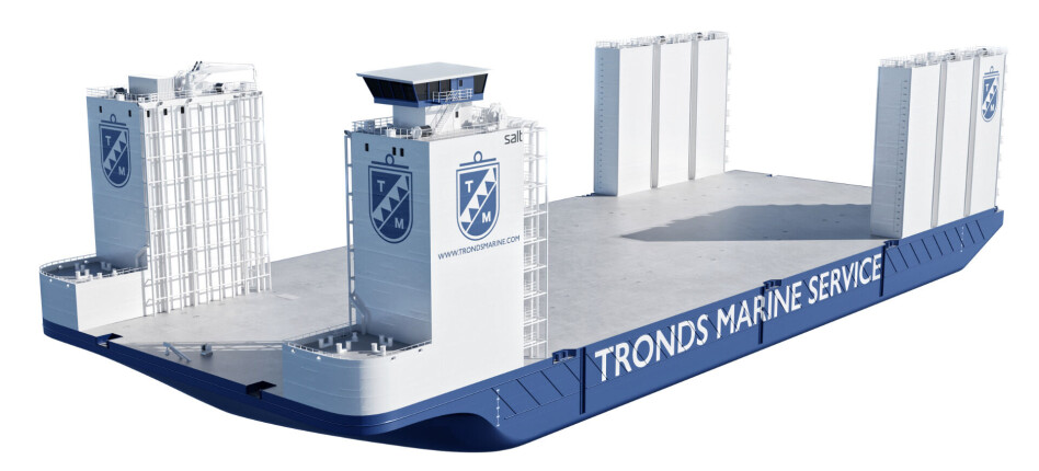 Bygger ny nedsenkbar lekter