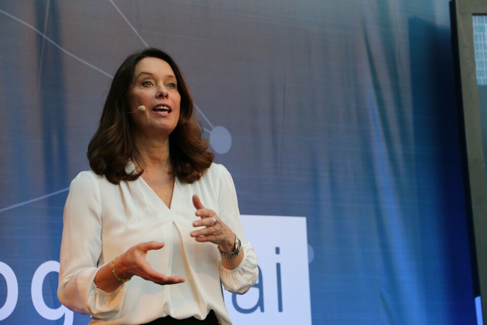 Hege Skryseth, administrerende direktør i Kongsberg Digital. Foto: Andrea Bærland