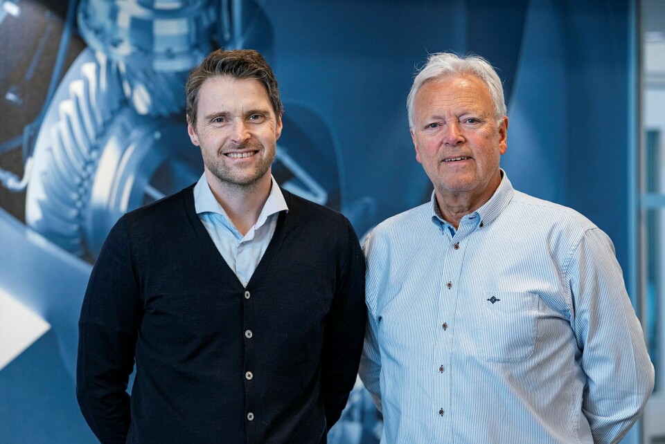 Geir Larsen og Per Olav Løkseth. Foto: Brunvoll