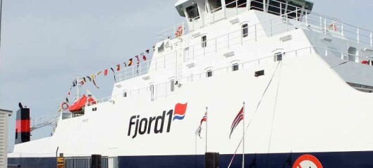 Fjord1 auka inntektene og fullførte historisk  flåtefornyingsprogram i tredje kvartal