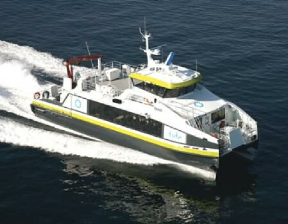 M/S «Tedno» med byggenummer 523 ble levert 2007 og er betraktlig mindre enn "Tideekspress"