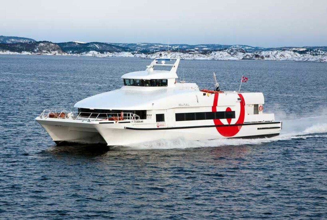«Solifjell» var den første av tre nye fartøy som ble satt inn i sambandet Harstad-Finnsnes-Tromsø i 2010 og 2011. Foto: Boreal