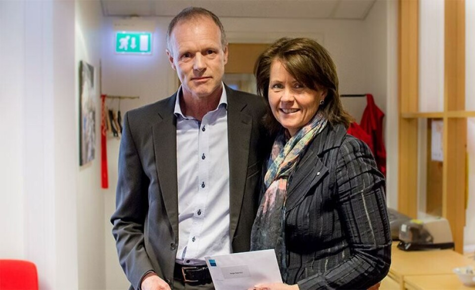 Administrerende direktør i Norges Rederiforbund og Røde Kors sin generalsekretær Åsne Havnelid.