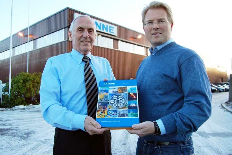 Fra venstre: Terje Lønne og Ole Jacob Myre. / Foto: Lönne Scandinavia