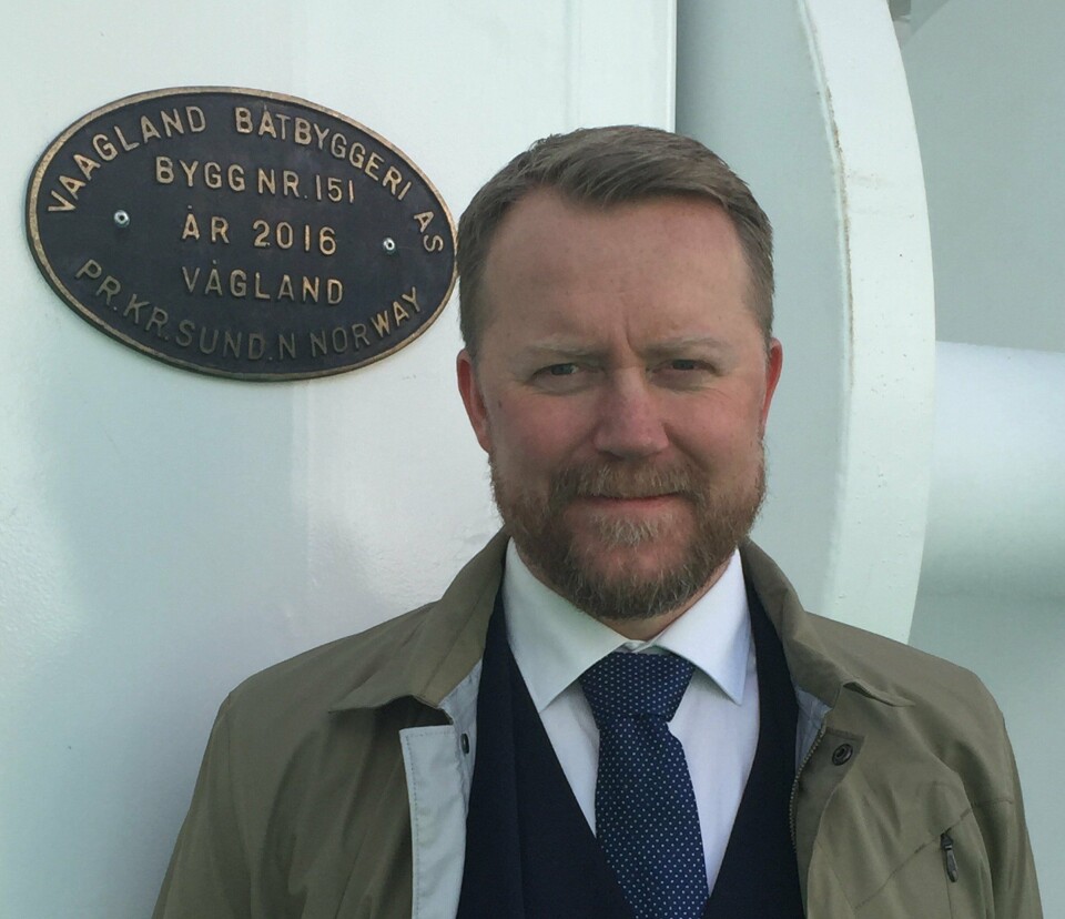 Daglig leder i Vaagland Båtbyggeri AS. Foto: Privat