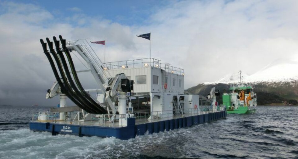 Flåte av typen SLC-1 er bygget ved Vaagland Båtbyggeri AS og driftes av Vamar AS. Foto: Vamar AS