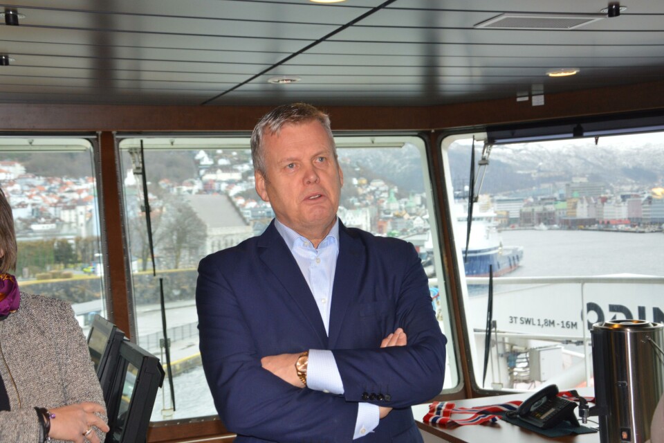 Helge Møgster klar med redningsplan for Dof. Foto: Gustav-Erik Blaalid.