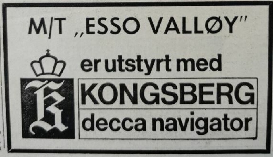 Kysttankeren «Esso Valløy»