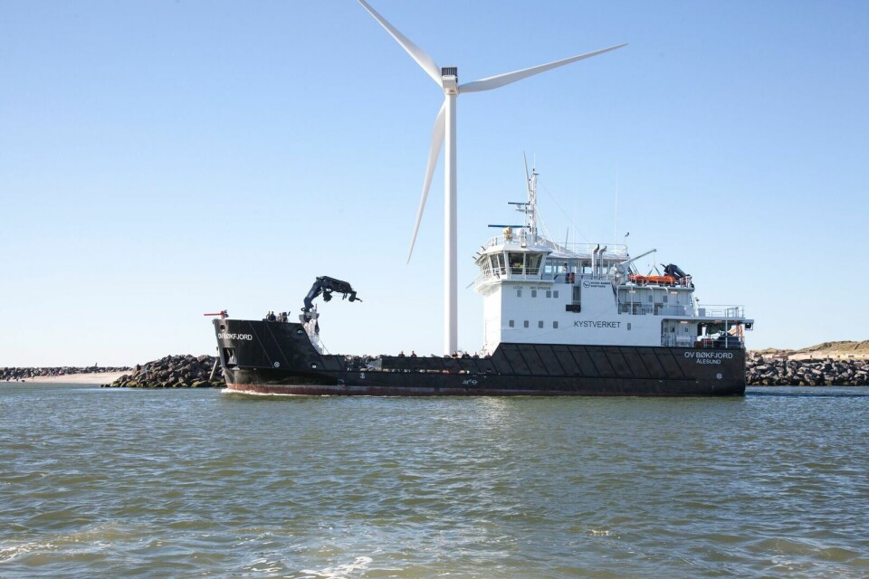 'OV Bøkfjord' er Kystverkets første hybridfartøy.. Foto: Hvide Sande 'OV Bøkfjord' er Kystverkets første hybridfartøy.. Foto: Hvide Sande