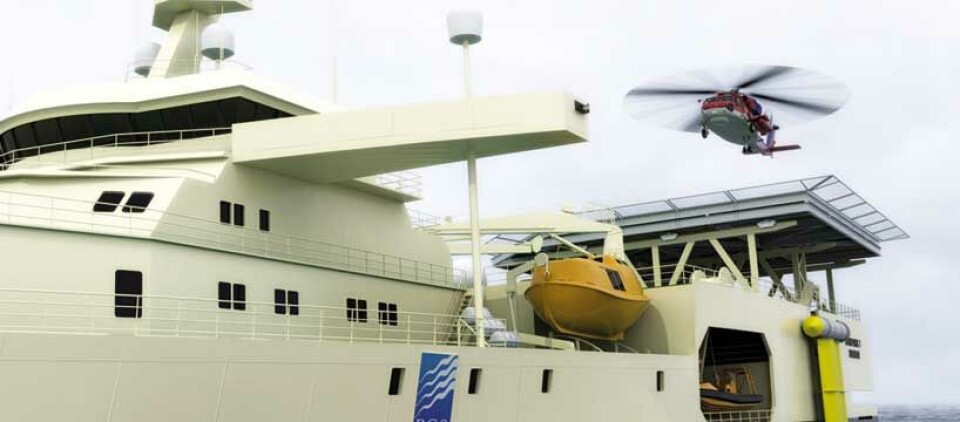 Safe landing even under adverse conditions: Active roll compensation with Rexroth hydraulic controls.
