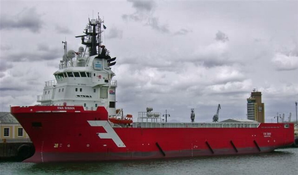 Solstad Farstad ASA har blitt tildelt en toårskontrakt for «Far Swan». Foto: Solstad Farstad
