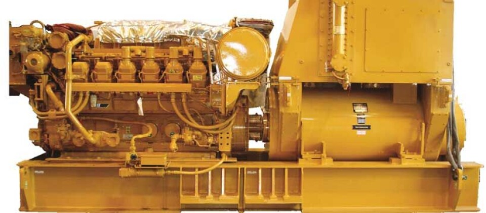 Cat 3512C HD Diesel Electric Propulsion Package.