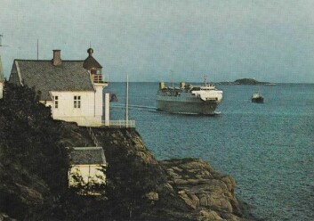  «Buenavista» sin innseiling til Kristiansand må ha vært et  et flott syn. Å pryde et postkort var ikke for hvem som helst.